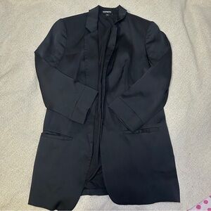 Express Black Blazer Quarter Sleeve